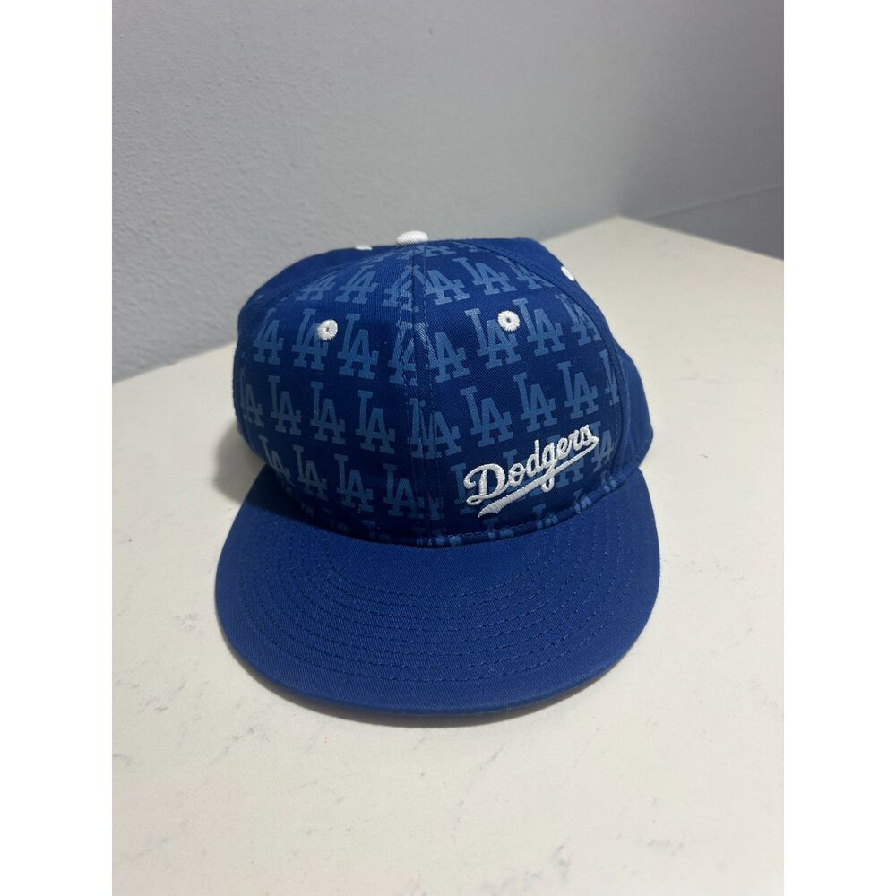 Los Angeles Dodgers LA Blue Snapback Hat Baseball Logo Cotton OSFM